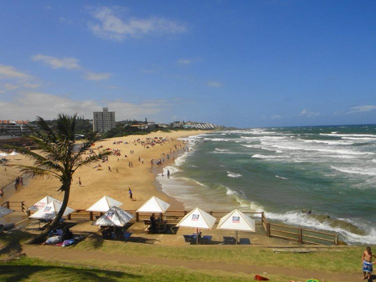 Beach in Margate South Africa