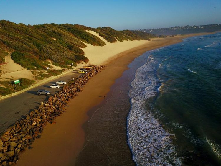 Beach in East London